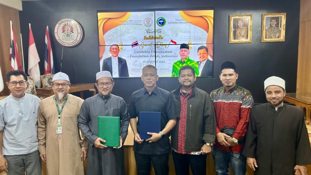 Yayasan Cendekia Darussalam dan Chongraksat Wittaya School Teken MoA, Perkuat Kolaborasi Pendidikan Internasional